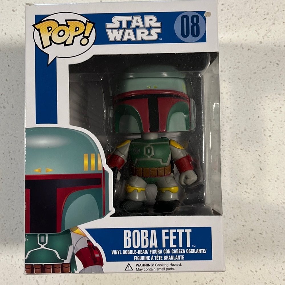 Funko Pop! Boba Feet vinyl bobble head from Star Wars, #08 Series 2, New